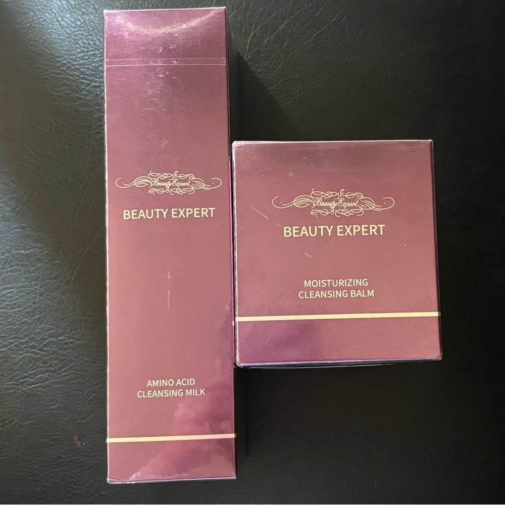 Beauty Expert Amino Acid cleansing milk and Moisture cleansing balm - NEW